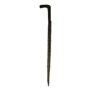 Early 20th Century Zande Iron Sword in Sheath with Wood Handle For Sale