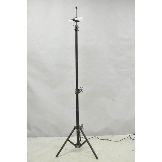 Thomas O'Brien Studio Tri 53 Inch Bronze Finish Floor Lamp by Visual Comfort For Sale - Image 17 of 18
