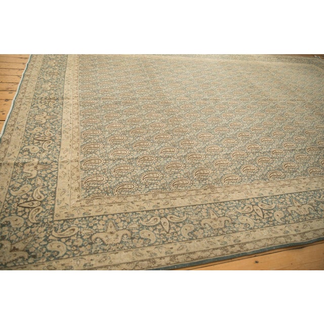 Vintage Distressed Meshed Carpet - 9'4" x 13'5" For Sale In New York - Image 6 of 10