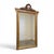 French 19th Century French Louis XVI Gilded Mirror With Floral Wreath Crest For Sale - Image 3 of 14