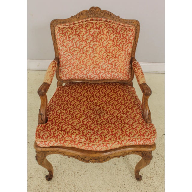 Age: C.1930s Details: Tight & Sturdy Fine Carved Details High Quality Construction French Style Cane Seat Intentional...