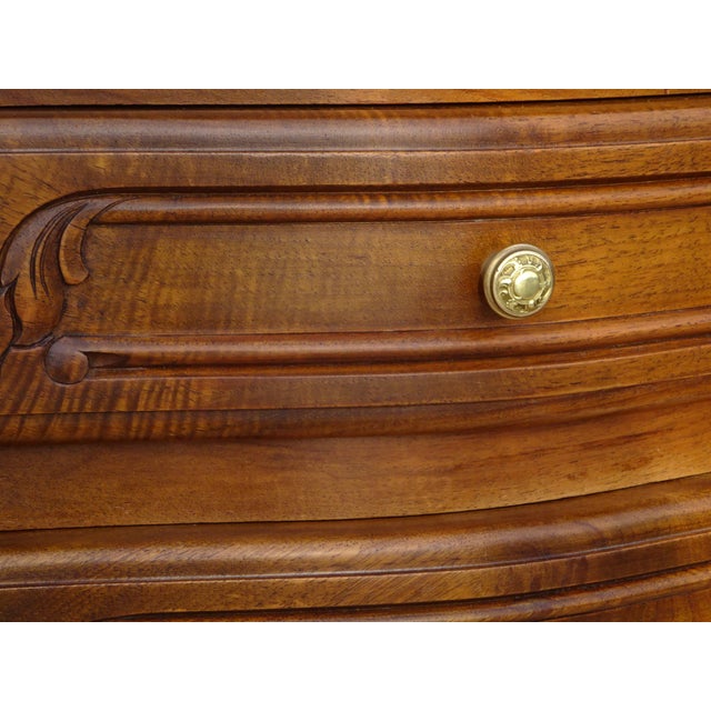 Wood Louis Xv Bedside Table in Walnut, 1960s For Sale - Image 7 of 18