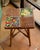 Coffee Table in Rattan and Ceramic attributed to Audoux and Minet attributed to Adrien Audoux & Frida Minet, 1950s For Sale - Image 15 of 15