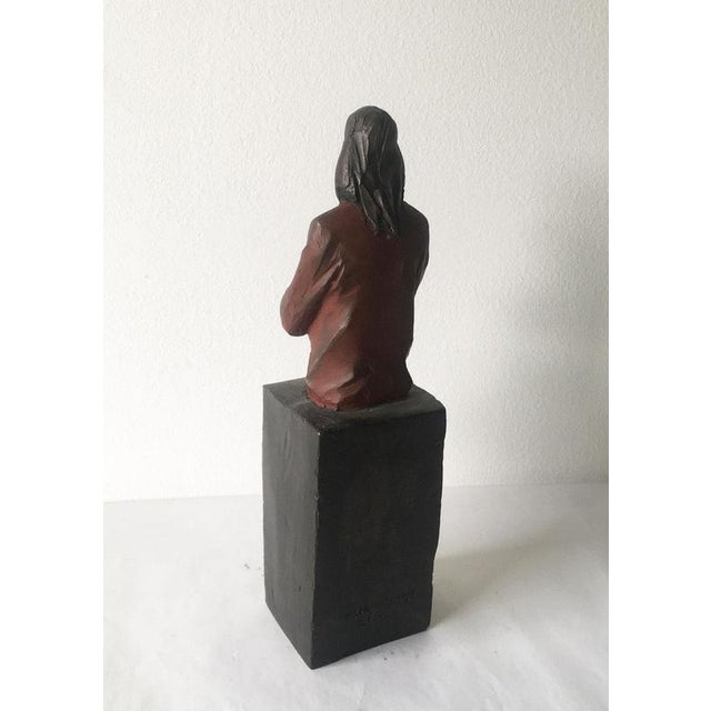 Italian Bronze Cast Figurine Sculpture by Aron Demetz, 2004 For Sale - Image 9 of 18