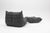 Togo Lounge Chair and Pouf in Black Fabric by Michel Ducaroy for Ligne Roset, 1973, Set of 2 For Sale - Image 3 of 18