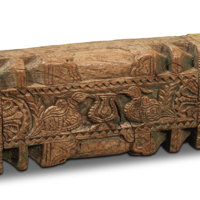Vintage Carved Door Fragment Coat Rack, 1960s For Sale - Image 3 of 6