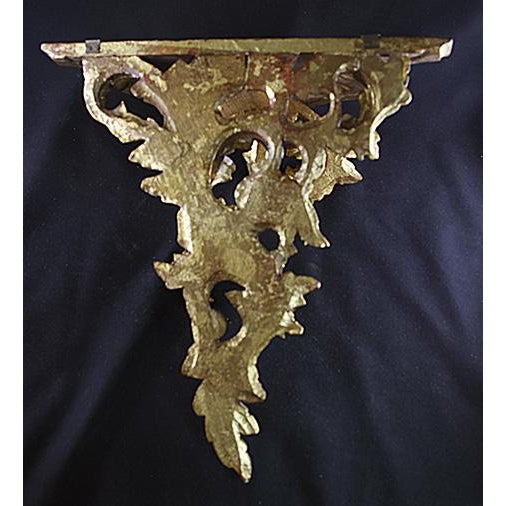 1960s Italian Carved Wood Wall Bracket For Sale In Saint Louis - Image 6 of 8