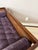 Mid-Century Modern 1950s Vintage Mid-Century Modern Tufted Cane Back Bench For Sale - Image 3 of 11