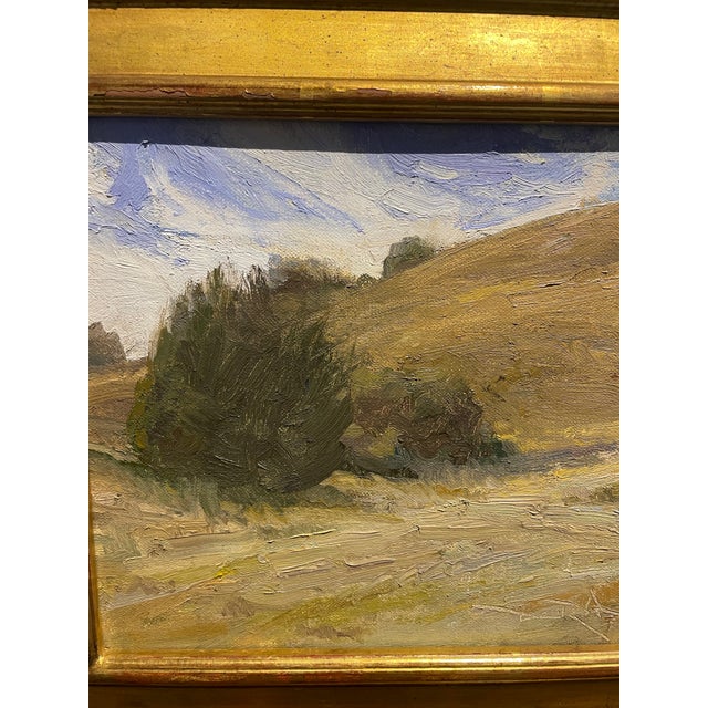 Plein air oil on canvas by Dan Robinson 1963- Signed on lower right Reminiscent of the old masters Dan Robinson is very...