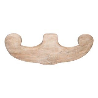 Andrianna Shamaris Architectural Teak Wood Wall Hanging For Sale