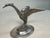 1920s Antique Silverplate Swan Bird Brandy Glass Warmer Table Top Oil Lamp Heater For Sale - Image 5 of 12