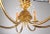 Metal Maison Charles Neoclassical Six Light Pineapple Bronze Chandelier With Sleeves For Sale - Image 7 of 11
