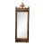 19th C. Swedish Walnut and Gilt Mirror For Sale