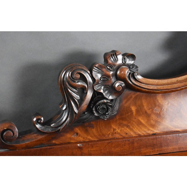 Victorian Flame Mahogany Sideboard, 1860 For Sale - Image 9 of 12