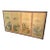 Japanese Showa Period Four Panel Byobu Screen of the Changing Seasons For Sale