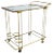 Mid-Century Modern Italian Brass Trolley, 1970s For Sale