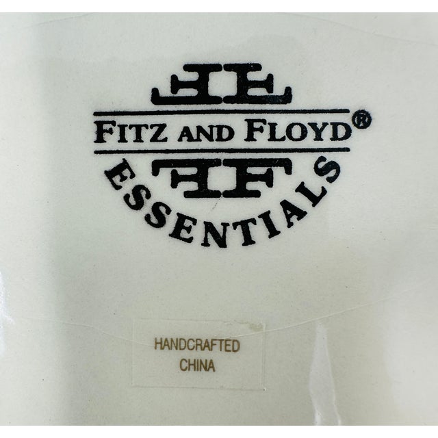 Vintage Fitz & Floyd Essentials Papa Paisano Square Bowl, 13" For Sale - Image 14 of 14