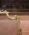 Mid-Century French Louis XVI Bronze Fireplace Screen With Mesh Panel For Sale - Image 9 of 12