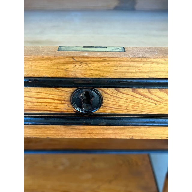 Early 20th C English Lemontree Three Tier Server or Buffet With Drawers For Sale - Image 12 of 12