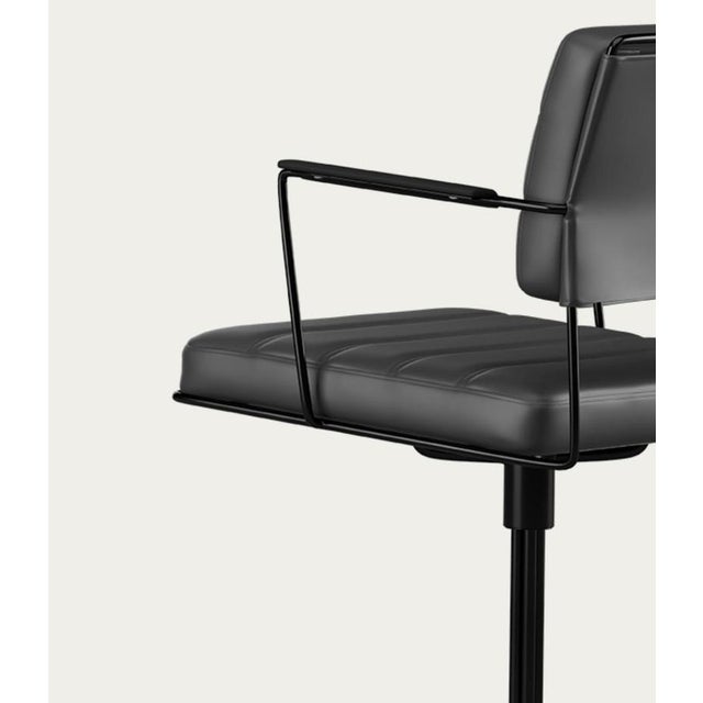 Time Chair in Black by Henrik Tengler for OneCollection For Sale - Image 6 of 14