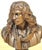 Metal Bronze Reduction Bust of Molière by F. Barbedienne, after Caffieri For Sale - Image 7 of 18