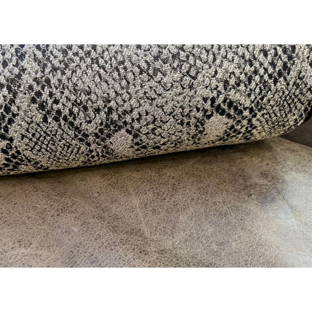 Not Yet Made - Made To Order Reptile Texture Cylinder Cushion Cover For Sale - Image 5 of 7