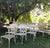 Terrific set of ten custom made Molla chairs. Use these indoors or outdoors. A fresh powder coat in the color of your...