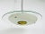 Mid-Century Modern Mid-Century Modern Italian Brass and Glass Pendant Lamp, 1950s For Sale - Image 3 of 13