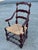 Vintage 19th Century Inspired English Ladderback Accent Chair For Sale - Image 11 of 11