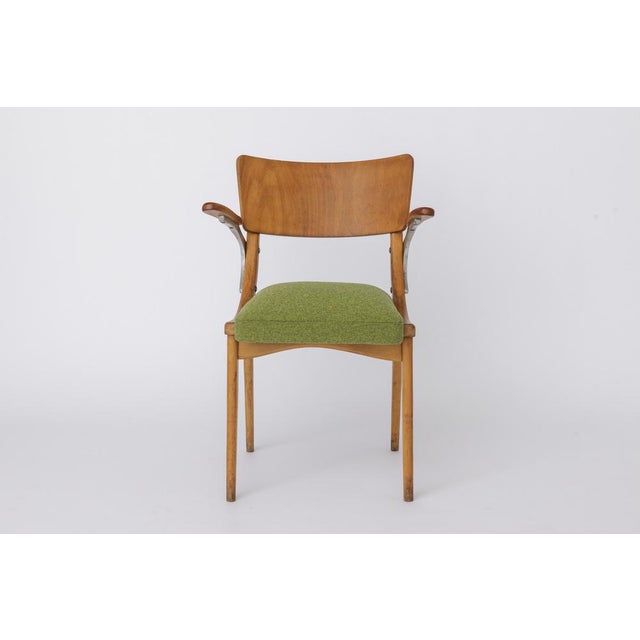Vintage German Armchair in Beech, 1950s For Sale - Image 3 of 10
