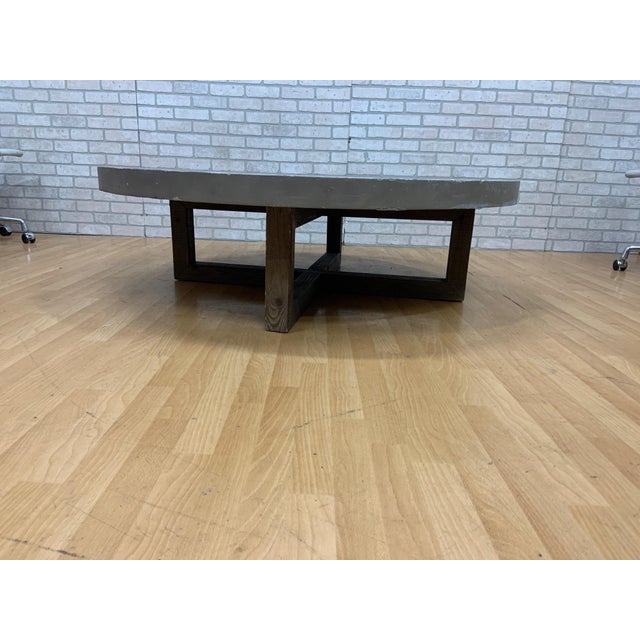 Restoration Hardware Heston Round Coffee Table Chairish