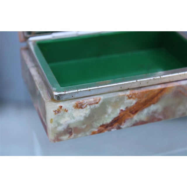 Onyx Jewelry Box, Italy, 1960s For Sale - Image 4 of 9