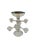 Late 20th Century Vintage Pair of Vintage Cambridge Arm Stackable Glass Candlesticks For Sale - Image 5 of 12