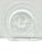 Transparent Vintage Heisey Crystal Starburst Dessert Plates, Set of 10 For Sale - Image 8 of 9