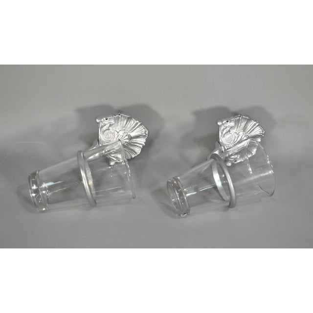 Silver Vintage French Bathroom Accessories, 1970s, Set of 6 For Sale - Image 8 of 14