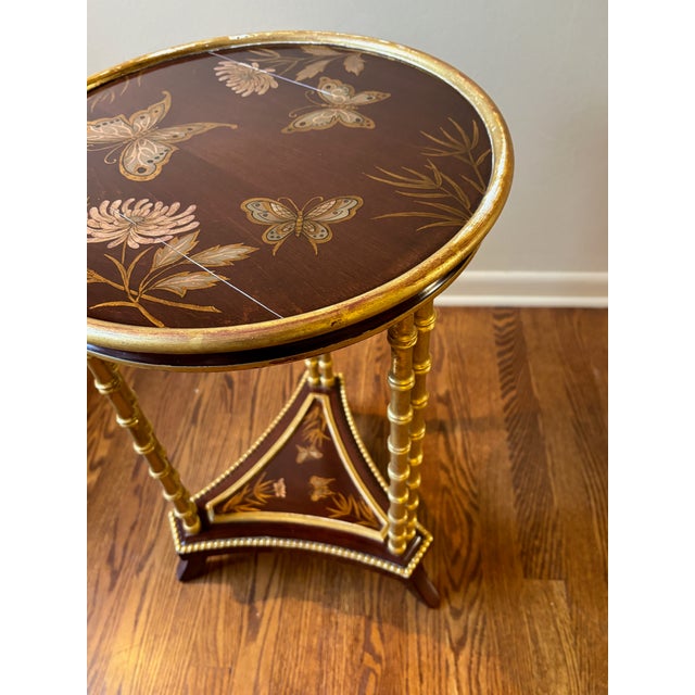 2000 - 2009 Bamboo Cigarette Table Attributed to Charles Pollock For Sale - Image 5 of 11