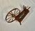 Vintage Decorative Tabletop Wooden Spinning Wheel Planter For Sale - Image 4 of 12