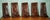 Suite of five, restored Circa 1600-1700 Gothic Grotesque Carved Architectural supports or bookends A very good looking...