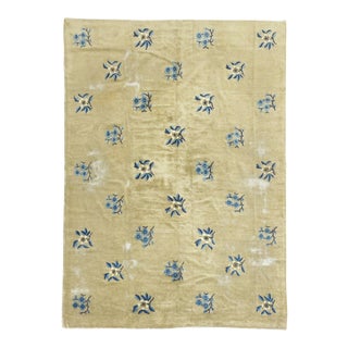 19th Century Distressed Chinese Rug - 6'5" x 8'8" For Sale
