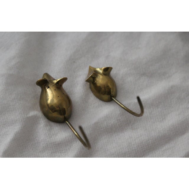 Gold mice figurines Gold mouse decor Animal jewelry holder Ring display Set of 2 Bronze. Dimensions: Height with tail 3.5"...