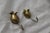 Gold mice figurines Gold mouse decor Animal jewelry holder Ring display Set of 2 Bronze. Dimensions: Height with tail 3.5"...