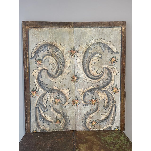 18th Century Large Set of Two Baroque Altarpiece Oil Paintings, Portuguese For Sale - Image 13 of 13