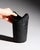 Black Textured Art Glass Vase by Claus Josef Riedel for Riedel, Austria, 1980s For Sale - Image 4 of 10