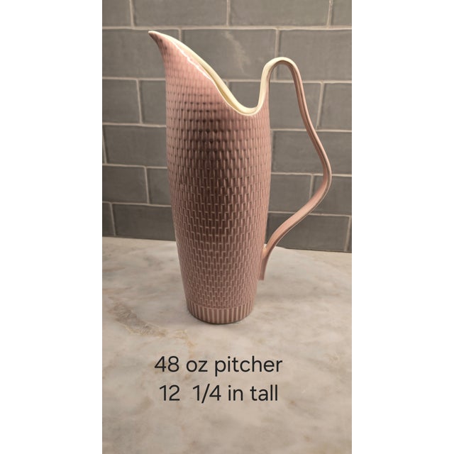 1950s Mid Century Modern Red Wing Pink Spice Collection - 53 pieces For Sale - Image 14 of 18