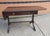 Mid Century Federal Style Mahogany Trestle Drop Leaf Table For Sale - Image 9 of 11
