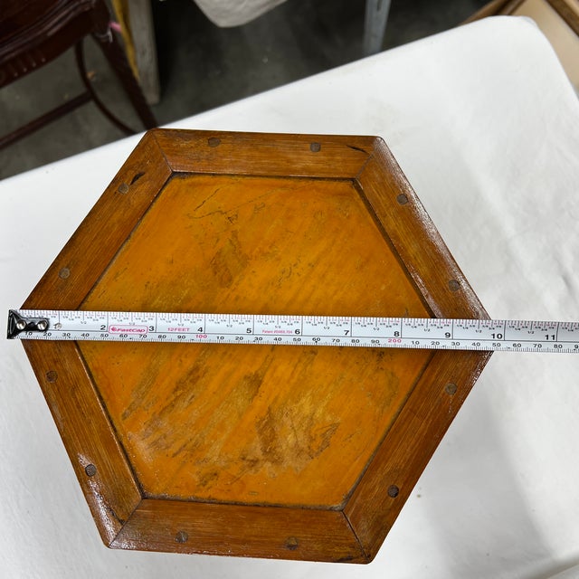 Mid Century Bamboo Plant Stand For Sale - Image 4 of 6