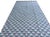 Handmade Cotton Area Rug, Vegetable Dyed, Gray, Pink, Cream and Tan Geometric Dhurrie -6'x12' For Sale - Image 10 of 13