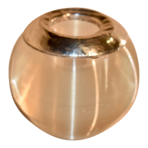 Edwardian English Glass and Silver Match Strike
