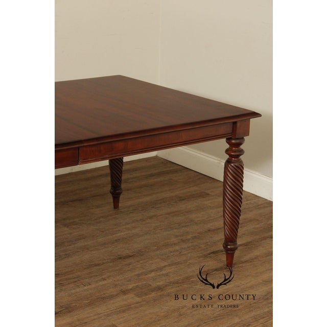 Ethan Allen 'British Classics' Extendable Dining Table For Sale - Image 16 of 16