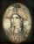 Indian Mughal Lady Portrait Miniature on Ivory - Delhi School, 19th Century For Sale - Image 3 of 6